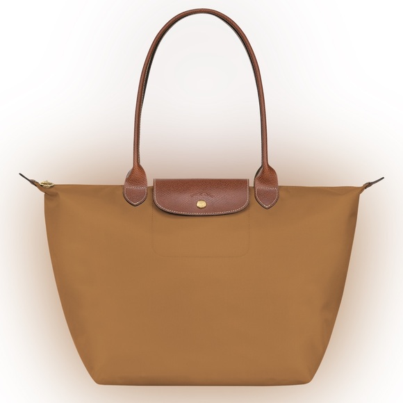 Longchamp Handbags - LONGCHAMP Large Le Pliage Tote in Fawn